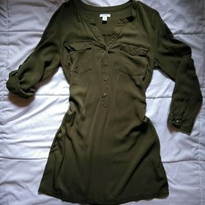 Olive Old Navy Dress
